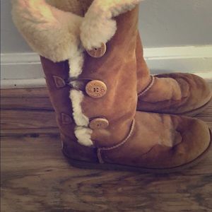 Tall Ugg Button Boots